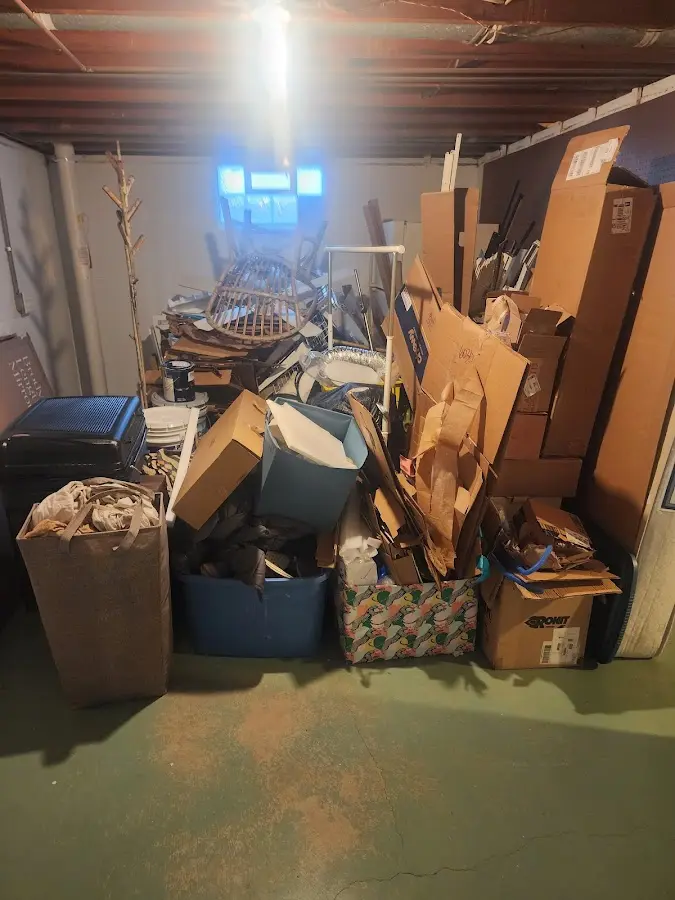 Roll-off dumpster container at job site for Yard Waste Dumpster Rental in Wickenburg